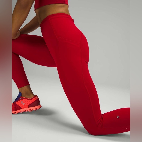 lululemon athletica Pants - Lululemon Swift Speed High-Rise Tight *25" Dark Red 6